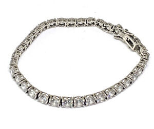 925 Sterling Silver CZ Bracelet